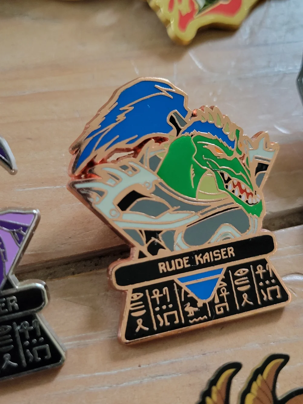Set Of 8 2003 Yu-Gi-Oh! Lapel Pins + 2003 1st Ediion Keychain With Lanyard